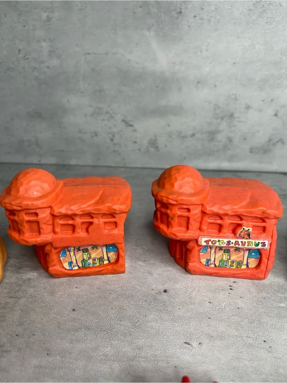 Vintage Mcdonalds 1993 Lot Of 5 The Flintstones Happy Meal Toys & Fred W/ Barney
